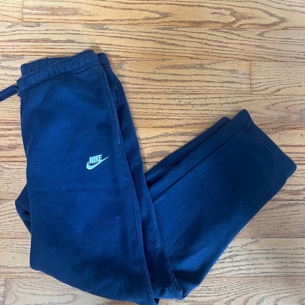 Nike Fleece Navy Sweatpants